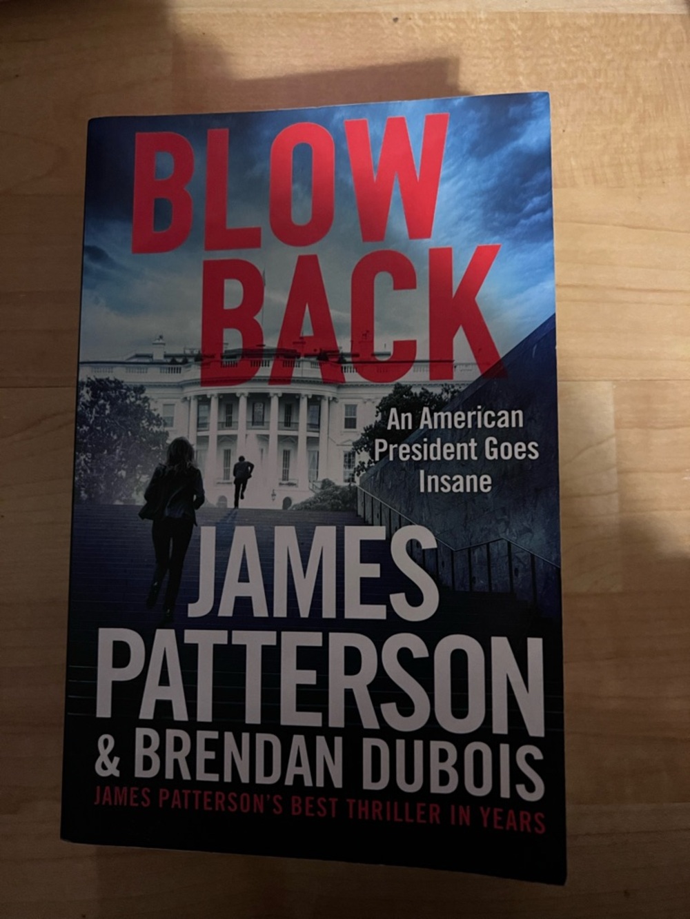 Blow Back by James Patterson - Blue & Red Thriller Paperback